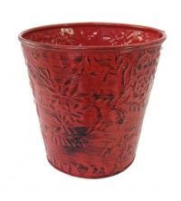 Obal vánoční červený 16*15,5 cm