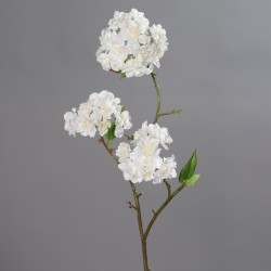 Větev jarní třešeň bílá 83 cm