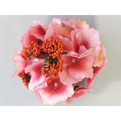 Hortenzie růžovo-žluto-červená vazbová Ø 17 cm