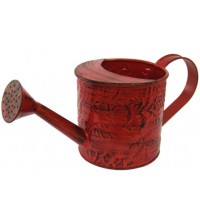 Konvička plechová červená 34*16*17 cm