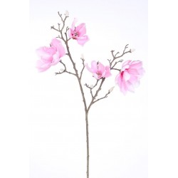 Magnolie sv. růžová větev 86 cm