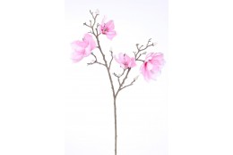 Magnolie sv. růžová větev 86 cm