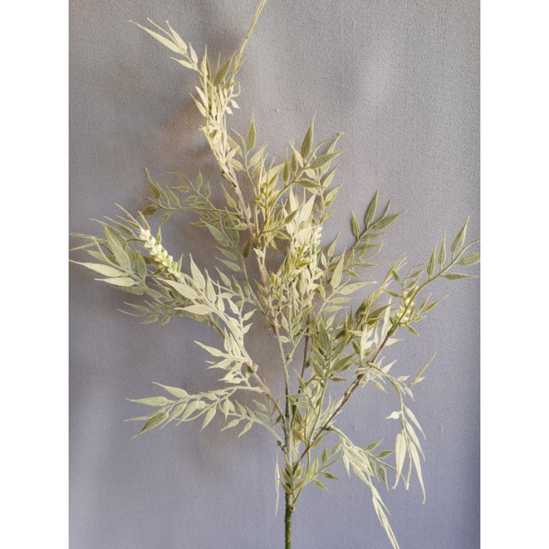 Větvička lístky zeleno-šedá