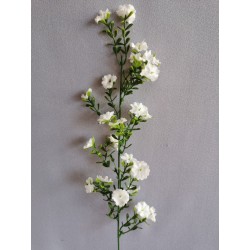 Větvička plast květy více barev 57 cm