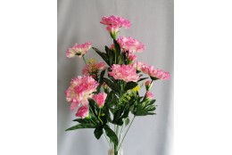 Karafiát kytice růžovo-bílá 60 cm