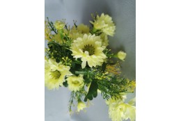 Gerbera kytice sv. zelená 43 cm