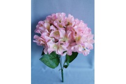 Hortenzie kytice růžová 45 cm