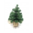 Vánoční stromek zelený v jutě 30 cm