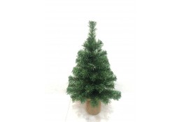 Vánoční stromek zelený v jutě 50 cm