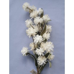 Tráva drobné květy FOAM 110 cm