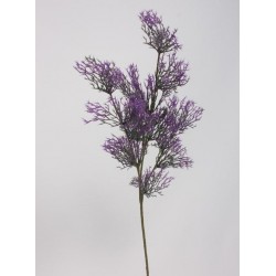 Větvička tráva lavender tm. zeleno-fialová 60 cm