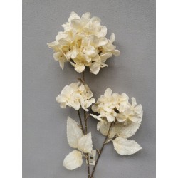 Hortenzie krémová glitr 83 cm