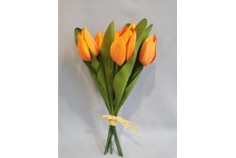 Tulipánky svazek, 6 ks oranžová