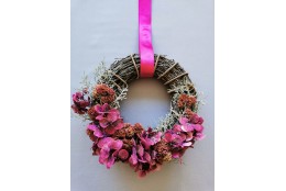 Věnec luxusní fuchsie Ø 30 cm