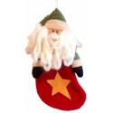 Punčocha Santa vánoční 24 cm