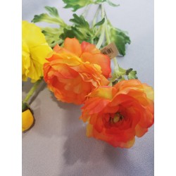 Ranunculus oranžový 78 cm