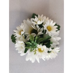 Věnec kopretiny bílý Ø 13 cm