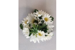 Kopretiny věneček bílý Ø 13 cm