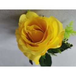Růže sytá žlutá zápich 30 cm