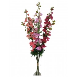 Delphinium kytice vázaná růžové tóny 100 cm