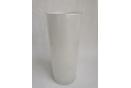 A Váza válec bílá, 35 cm