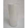 Váza válec bílá, 35 cm