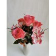 Růže kytice s hortenzií, 6 barev