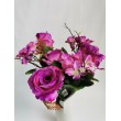 Růže kytice s hortenzií, 6 barev