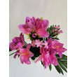 Kytice amarylis, lilie, 6 barev