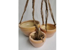 Závěsný keramický obal sada 3 ks