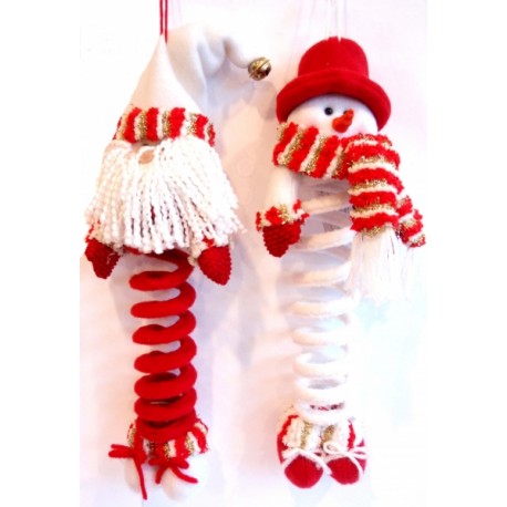 Figurka na spirále  - Sněhulák