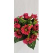 Kytice růže, gerbera, 6 barev