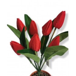 Tulipán svazek červený 42 cm