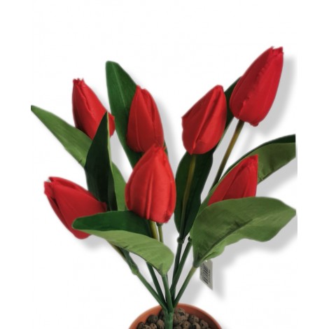 Tulipán svazek, 42 cm, 6 barev