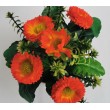 Bellis oranžový v květináčku