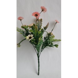 Luční kvítí plast 6 barev 31 cm
