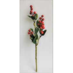 Větev červené bobule 41 cm