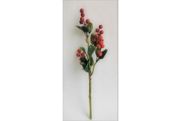 Větev červené bobule 41 cm