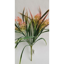 Kvetoucí tráva svazek růžová 38 cm
