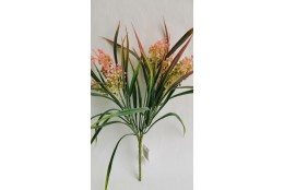 Kvetoucí tráva svazek růžová 38 cm