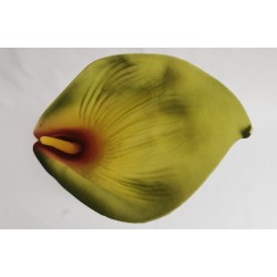 Kala zeleno-žluto-hnědá vazbová 15*11 cm