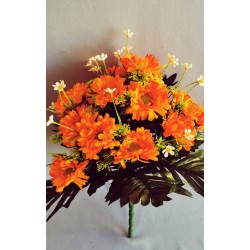 Gerbera kytice bohatá 6 barev 45 cm