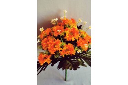 Gerbera kytice bohatá 6 barev 45 cm