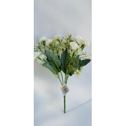 Karafiát mini svazek bílý 27 cm