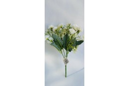 Karafiát mini svazek bílý 27 cm