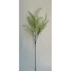 Větvička plast, lístky zelená 75 cm