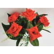 Růže kytička 25 cm, 6 barev