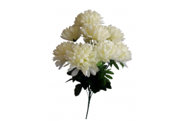 Chryzantéma kytice krémová 57 cm