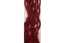 Řetěz vánoční červený spirála 1 ks 200 cm