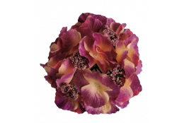 Hortenzie fialovo-krémová vazbová Ø 17 cm
